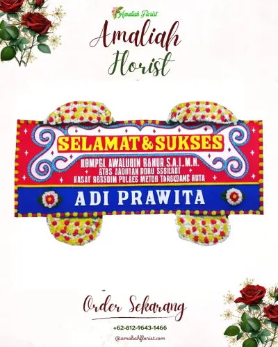 Karangan Bunga Ucapan Selamat di Gumalar