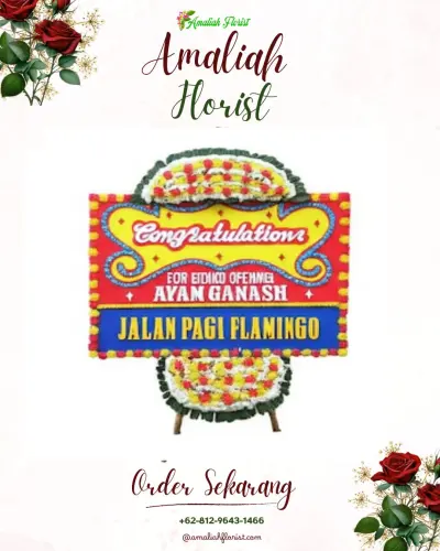 Bunga Papan Congratulation di Gumalar